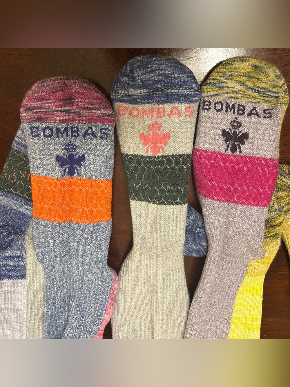 Bombas Multicolor Compression Socks - Blue, Orange, Pink, Yellow, Green, Gray